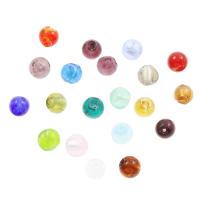 Perles murano faites à la main , chalumeau, Rond, normes différentes pour le choix, Couleur aléatoire Environ 1mm Vendu par sac