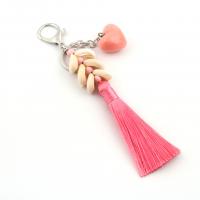 Fabric Key Chain, Metal, Tassel, multifunctional 160mm 