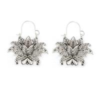 Zinc Alloy Drop Earring, plated, vintage & for woman 