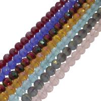 Fashion Crystal Beads, colorful plated Approx 1mm Approx 27.55 Inch 