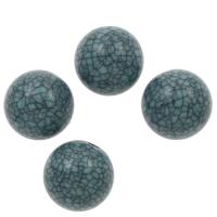 Acrylic Jewelry Beads, Round, cyan Approx 3mm, Approx 