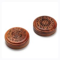 Padauk Incense Burner, half handmade, for home and office & durable henna 