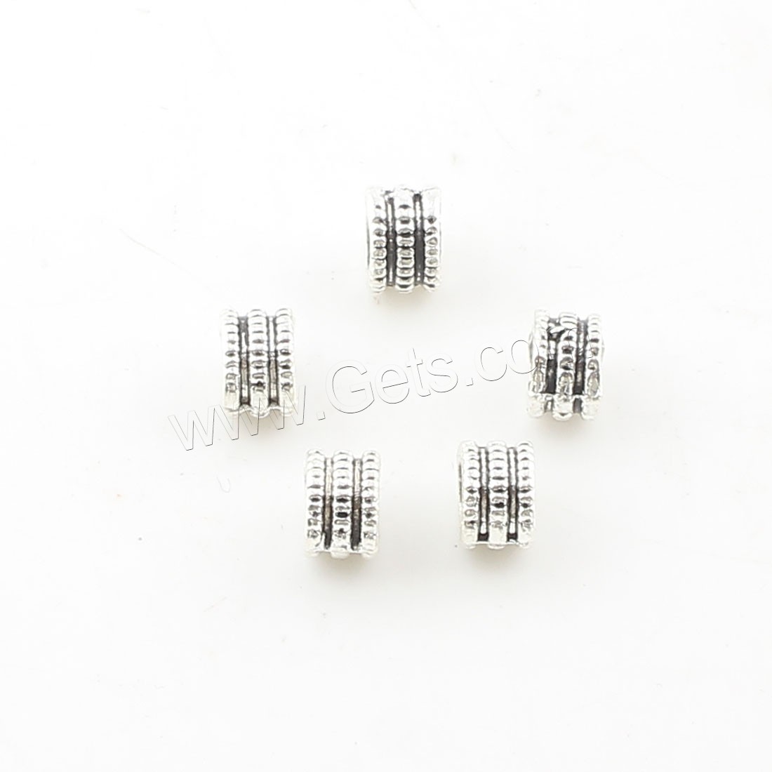 Zinc Alloy Jewelry Beads, plated, more colors for choice, 4x5mm, Hole:Approx 3mm, Approx 999PCs/Bag, Sold By Bag