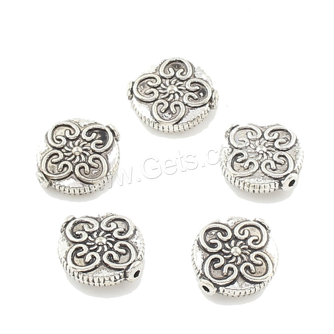 Zinc Alloy Jewelry Beads, plated, more colors for choice, 14x13x4mm, Hole:Approx 1mm, Approx 199PCs/Bag, Sold By Bag