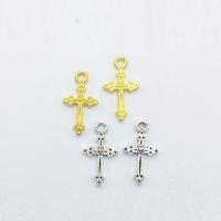 Zinc Alloy Cross Pendants, plated Approx 4mm 