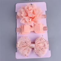 Fashion Baby Headband, Cloth, Bowknot, for children 100mm 