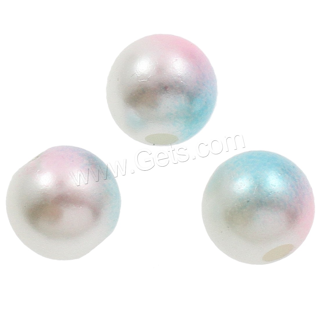 Acrylic Jewelry Beads, Round, different size for choice, Hole:Approx 2mm, Sold By Bag