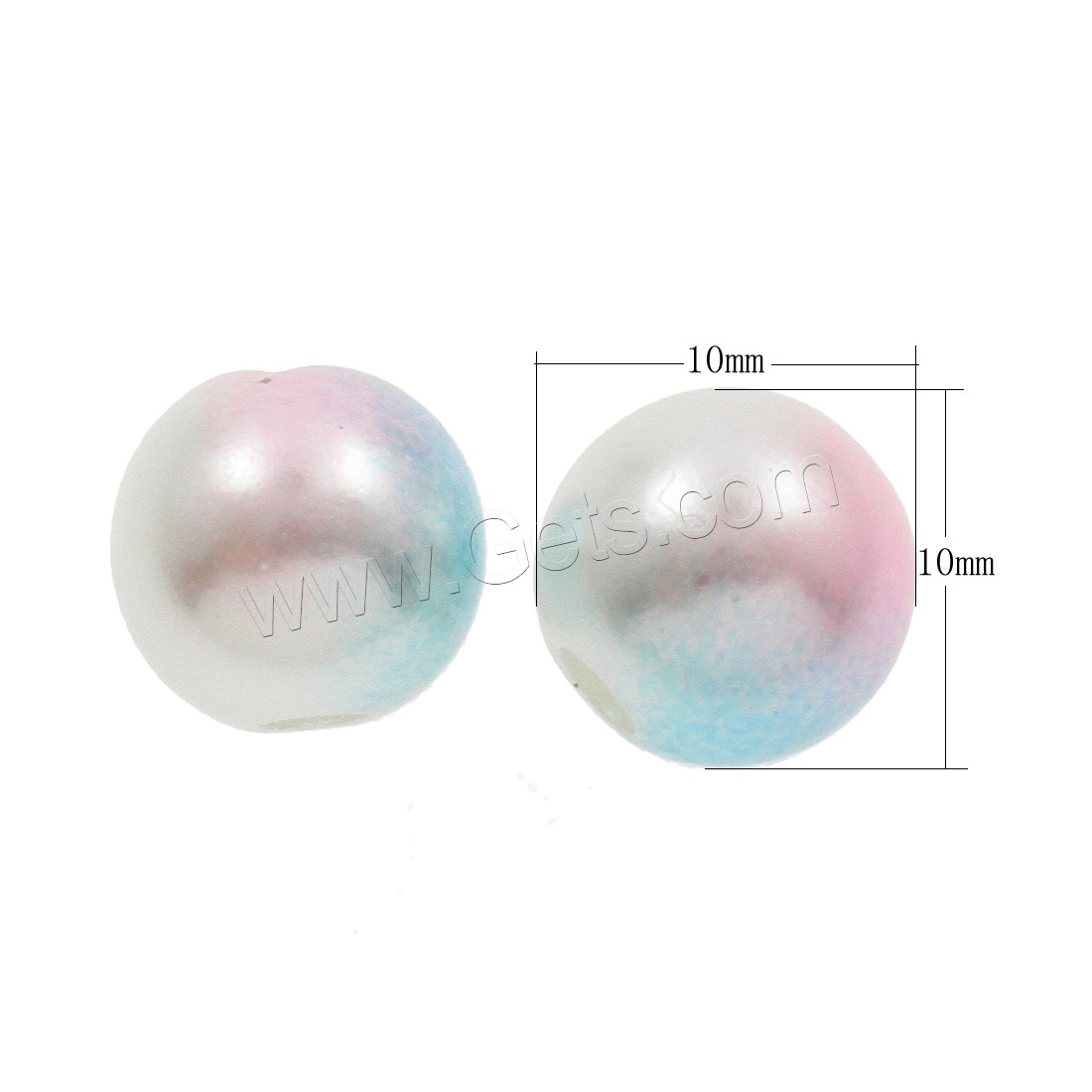 Acrylic Jewelry Beads, Round, different size for choice, Hole:Approx 2mm, Sold By Bag