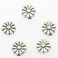 Abalorios de Aleación de Zinc en Forma Flor, chapado, más colores para la opción, 5x5x3mm, agujero:aproximado 5mm, aproximado 165PCs/Bolsa, Vendido por Bolsa