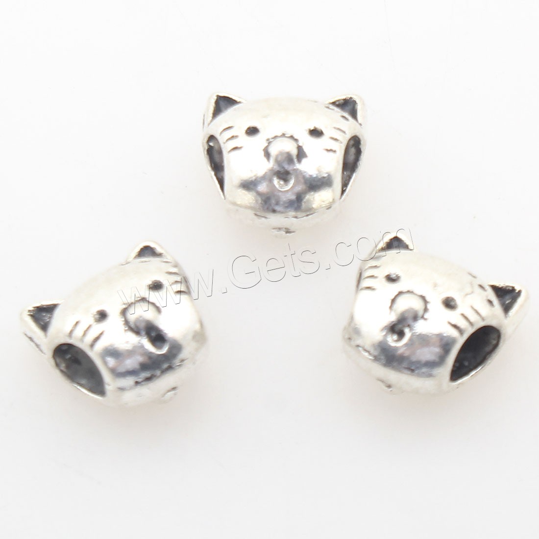 Abalorios de Aleación de Zinc de Animales, chapado, más colores para la opción, 12x12mm, agujero:aproximado 4mm, aproximado 166PCs/Bolsa, Vendido por Bolsa