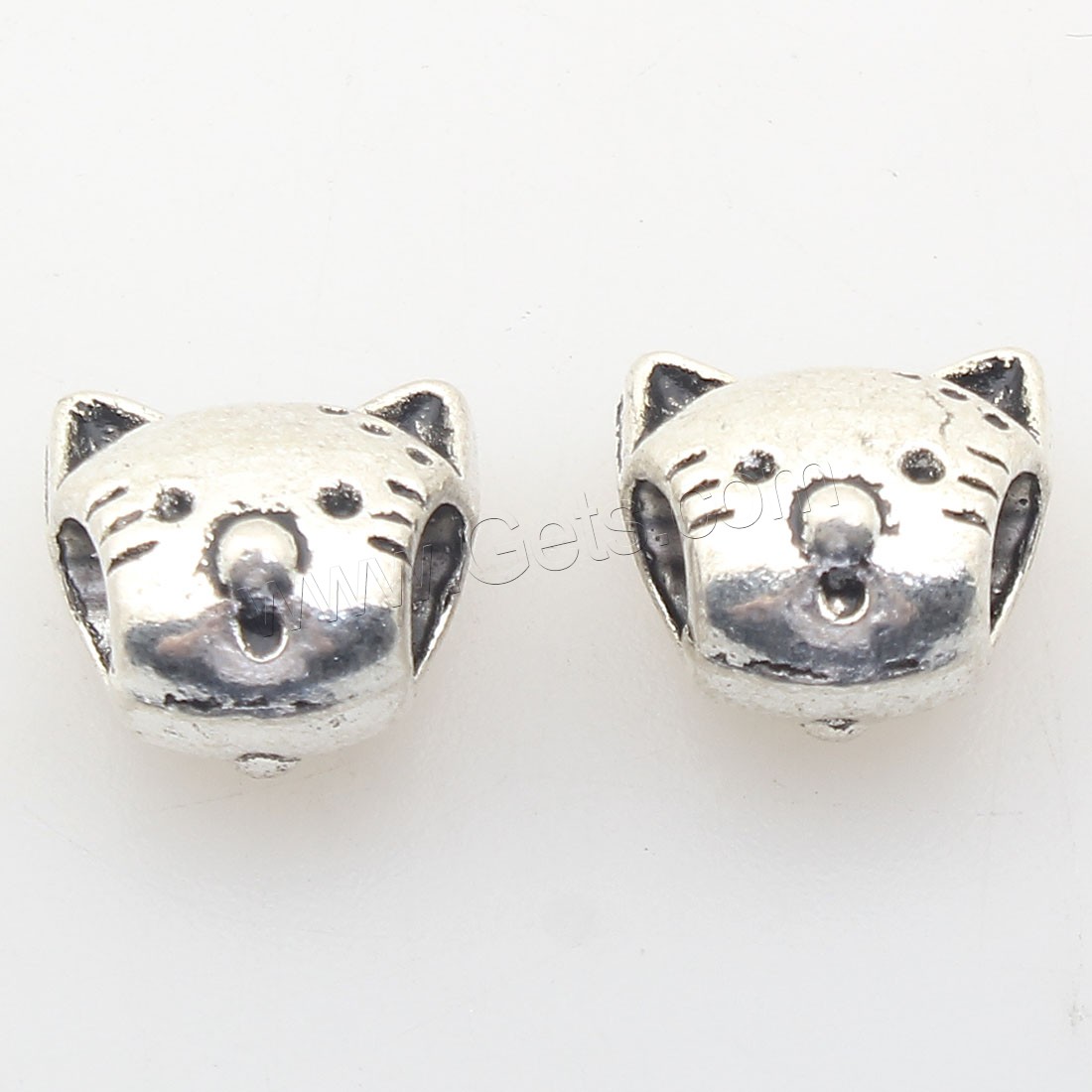 Abalorios de Aleación de Zinc de Animales, chapado, más colores para la opción, 12x12mm, agujero:aproximado 4mm, aproximado 166PCs/Bolsa, Vendido por Bolsa