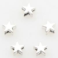 Zinc Alloy Star Beads, plated Approx 