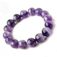 Amethyst Bracelet, Donut, Unisex & radiation protection, purple 