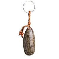 Wood Key Chain, Eyes Bodhi, Bullet, Unisex, 140*30mm 