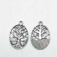 Zinc Alloy Jewelry Pendants, antique silver color plated Approx 2mm 