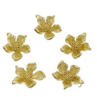 Pendentifs en laiton de fleur, couleur originale Environ 2mm, Vendu par PC