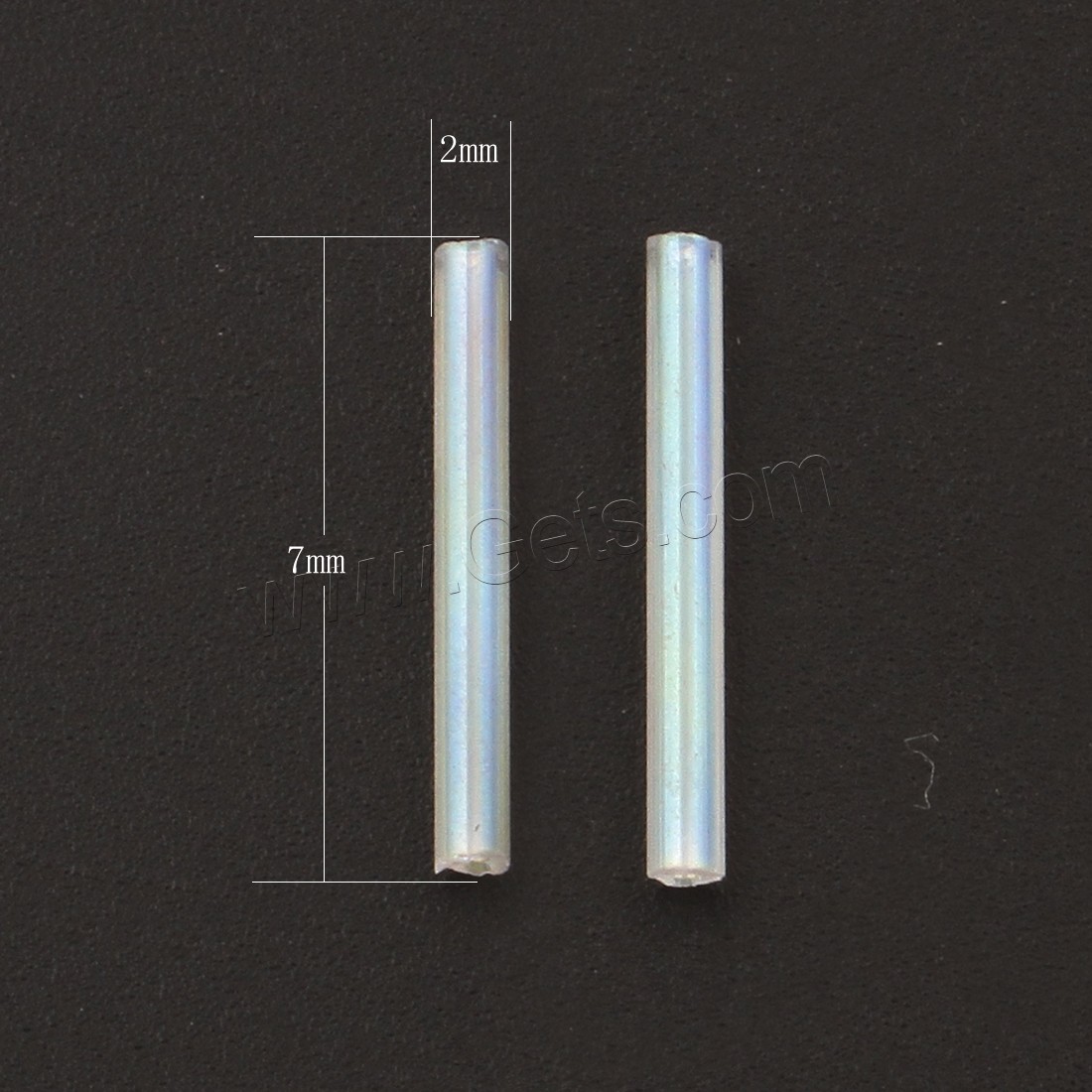 Acrylic Jewelry Beads, Tube, different styles for choice, Hole:Approx 1mm, Sold By Bag