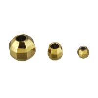 Brass Jewelry Beads gold Approx 1mm 