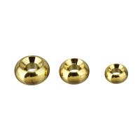 Brass Jewelry Beads gold Approx 1.5mm 