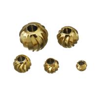 Brass Jewelry Beads gold Approx 1.5mm 