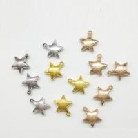 Zinc Alloy Star Pendant, plated Approx 1mm 