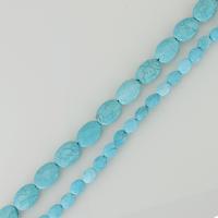 Howlite Beads, blue Approx 1.5mm Approx 15.5 Inch, Approx 