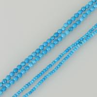 Howlite Beads, blue Approx 1mm Approx 16 Inch, Approx 