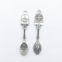 Zinc Alloy Jewelry Pendants, Spoon, antique silver color plated Approx 2mm 