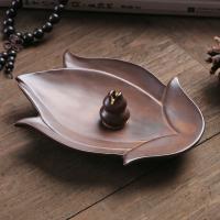 Porcelain Incense Burner Holder brown 