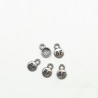 Zinc Alloy Jewelry Pendants, antique silver color plated Approx 2mm 