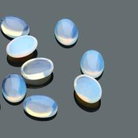 Sea Opal Cabochon, Ellipse & flat back 