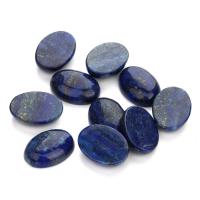 Lapis Lazuli Cabochon, Ellipse & flat back 