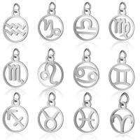 Pendentifs en titane, Acier titane, constellation bijoux & styles différents pour le choix, couleur originale Environ 2mm Vendu par sac