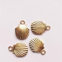 Zinc Alloy Jewelry Pendants, Shell, KC gold color plated Approx 2mm 