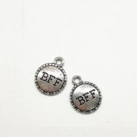 Zinc Alloy Jewelry Pendants, antique silver color plated Approx 1mm 