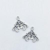 Zinc Alloy Hollow Pendants, antique silver color plated Approx 1mm 