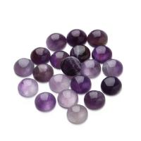 Amethyst Cabochon, Round, time gem jewelry & flat back 