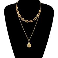 Collier en alliage de zinc, avec 10cm chaînes de rallonge, Placage, bijoux de mode & styles différents pour le choix & pour femme, plus de couleurs à choisir, 20mm Environ 14.1 pouce, Vendu par brin