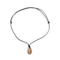 Collier en alliage de zinc, avec Ciré de coton, Placage, Réglable & bijoux de mode & pour femme, plus de couleurs à choisir, 20mm Environ 19.6 pouce, Vendu par brin