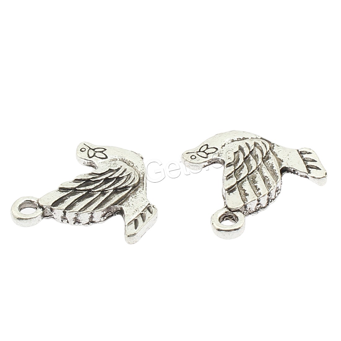 Colgantes Animales de Aleación de Zinc, Paloma, chapado, más colores para la opción, 20x19x3mm, agujero:aproximado 2mm, aproximado 280PCs/Bolsa, Vendido por Bolsa