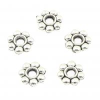 Zinc Alloy Spacer Beads, Flower, plated Approx 2mm, Approx 