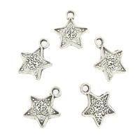 Zinc Alloy Star Pendant, plated Approx 2mm, Approx 