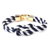 Nylonschnur Armbänder, mit Zinklegierung, plattiert, Vintage & unisex, keine, 210mm, verkauft von PC