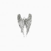 Aile en forme de pendentifs en alliage de Zinc, forme d'aile, Placage, argent, 39*24,mm Environ 2mm Vendu par lot