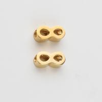 ステンレス製ビーズ, ステンレス, 無限マーク, ファッションジュエリー, 無色 穴:約 1.8mm, 10パソコン/バッグ, 売り手 バッグ