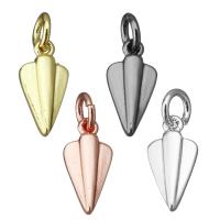 Brass Jewelry Pendants, arrowhead, plated Approx 3mm 