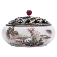 Buy Incense Holder and Burner in Bulk , Porcelain, handmade, for home and office & durable two different colored 