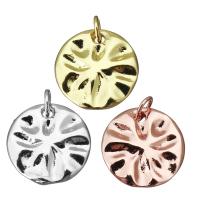 Brass Jewelry Pendants, Flat Round, plated Approx 