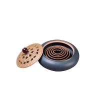 Porcelain Incense Burner, for home and office & durable, blue 