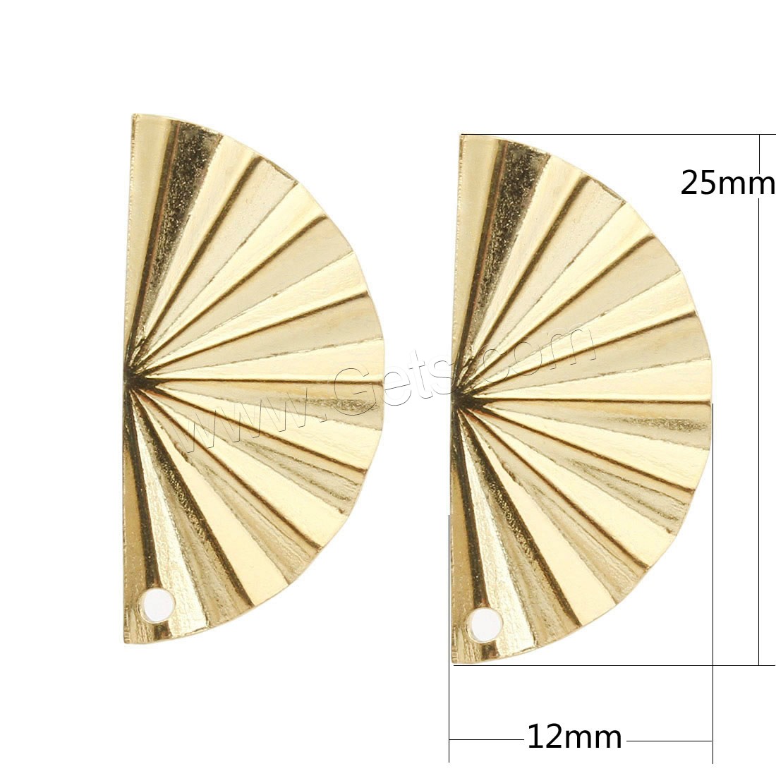 Edelstahl -Ohrring -Tropfen- Komponenten, plattiert, verschiedene Größen vorhanden, keine, Bohrung:ca. 1mm, 20PaarePärchen/Tasche, verkauft von Tasche